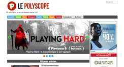 Desktop Screenshot of polyscope.qc.ca